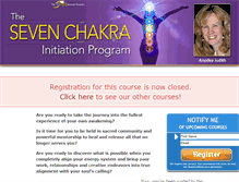 Tablet Screenshot of chakrainitiation.com